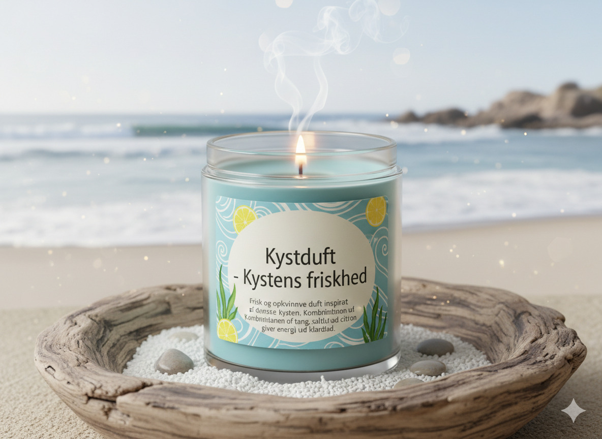 Kystduft stearinlys