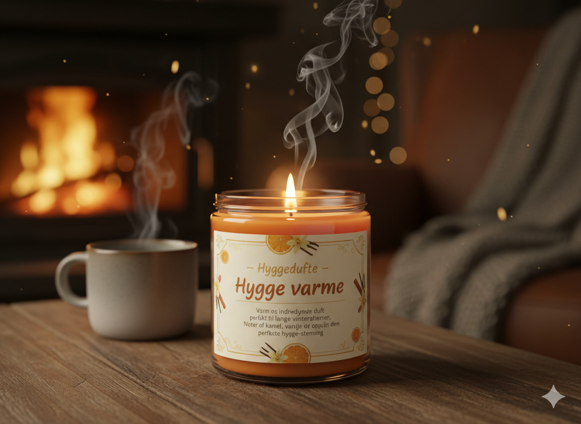 Hygge duft stearinlys